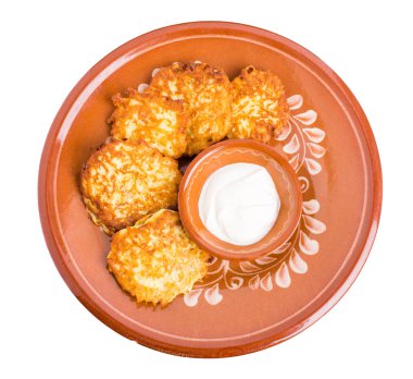 Patatesli gözleme ve ekşi krema..