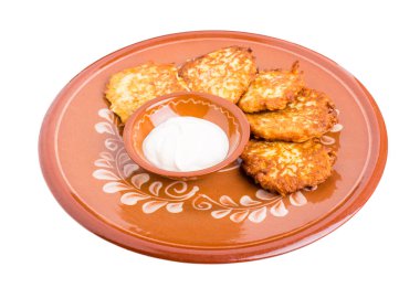 Patatesli gözleme ve ekşi krema..