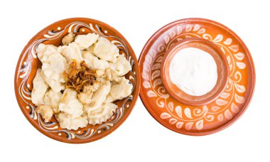 Rus köfte etli mantı.