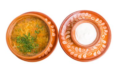 Geleneksel tavuk çorbası..