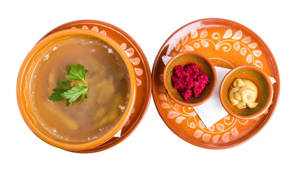 Jöleli tavuk Rus tarzı.