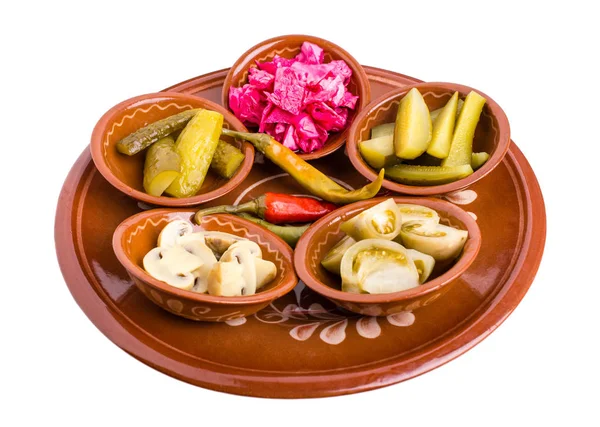 Karışık Marine sebze tabağı.