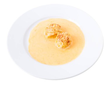 Lezzetli tavuk köfte.