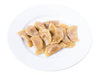 Kiraz ile Ukrayna köfte vareniki.