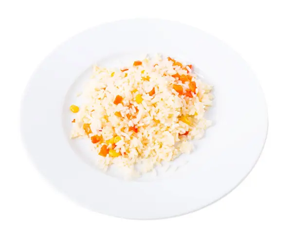美味米饭与蔬菜. — 图库照片