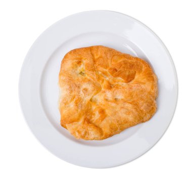 Tuzlu puf pasta patates püresi ile.