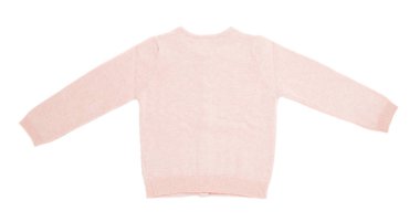 Pembe örgü kaşmir hırka.