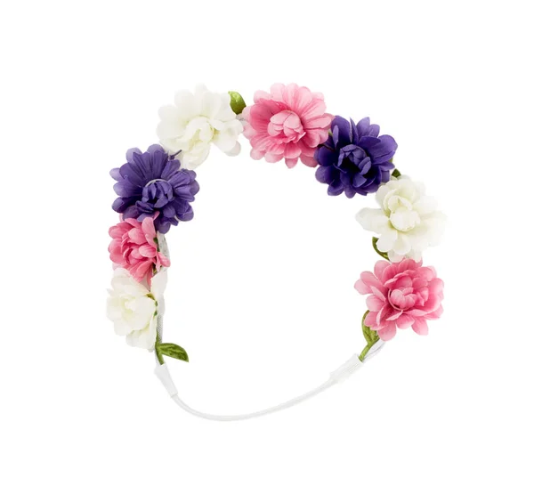 Haarband mit künstlichen Blumen. — Stockfoto