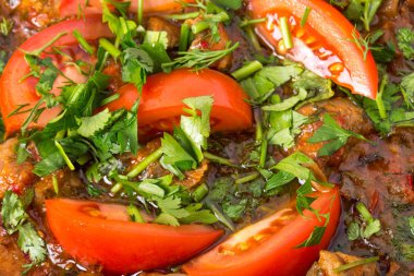 Lezzetli Komposto domuz filetosu domates ile.