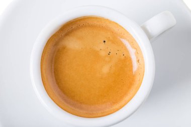 Aromatik İtalyan espresso fincan.
