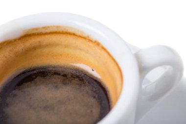 Aromatik İtalyan espresso fincan.