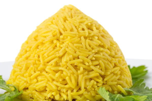 Delicious rice with curry. — Stock Photo, Image