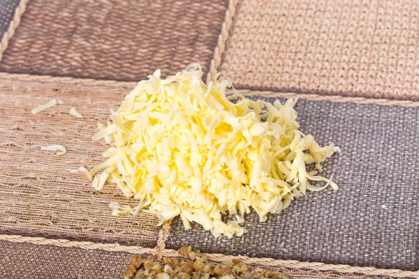 Haufen geriebene Butter. — Stockfoto