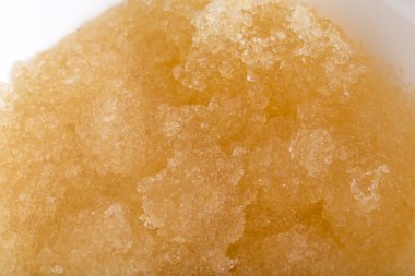 Tatlı su closeup ile jelatin.