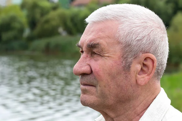 Retrato del anciano. — Foto de Stock