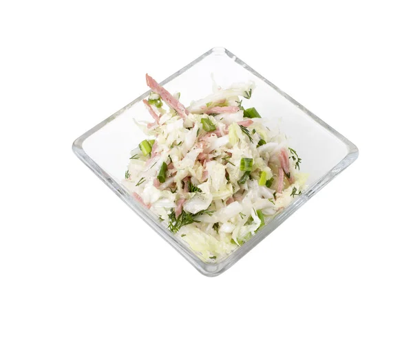 Plantaardige salade met spek. — Stockfoto