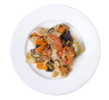 Mükemmel sebze yahni.