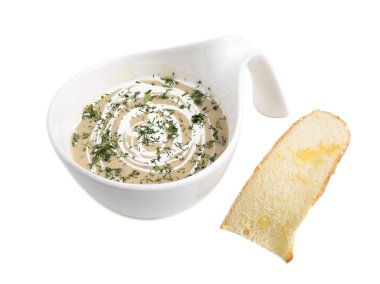 Mantar kremalı çorba.