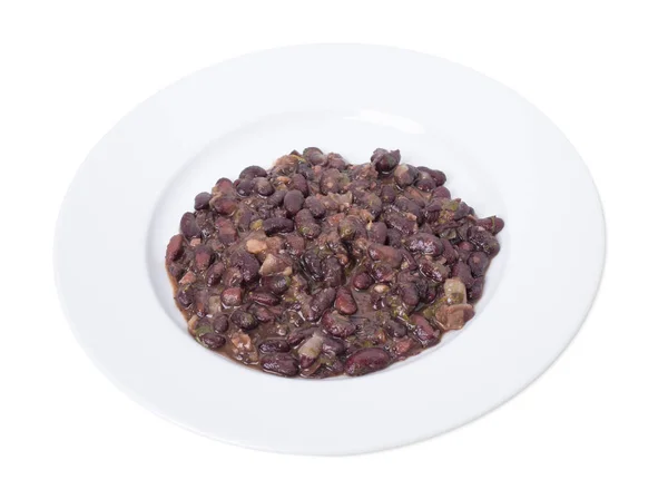 Frijoles asados con salsa . — Foto de Stock