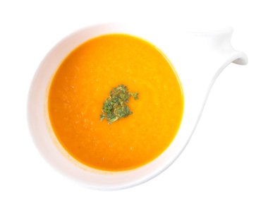 Kabak Detoks çorbası otlar ile.