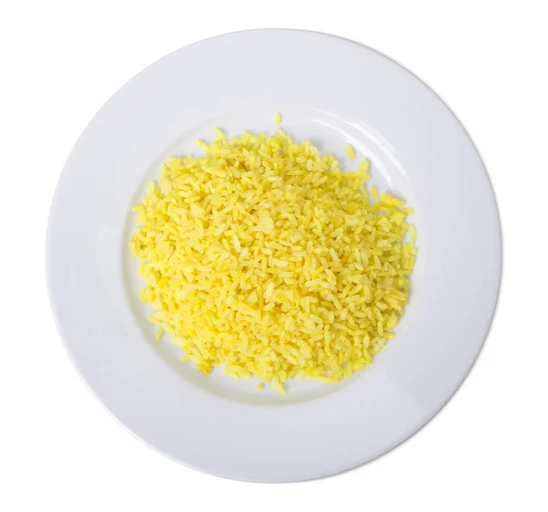 Boiled yellow rice. — Stock Photo, Image