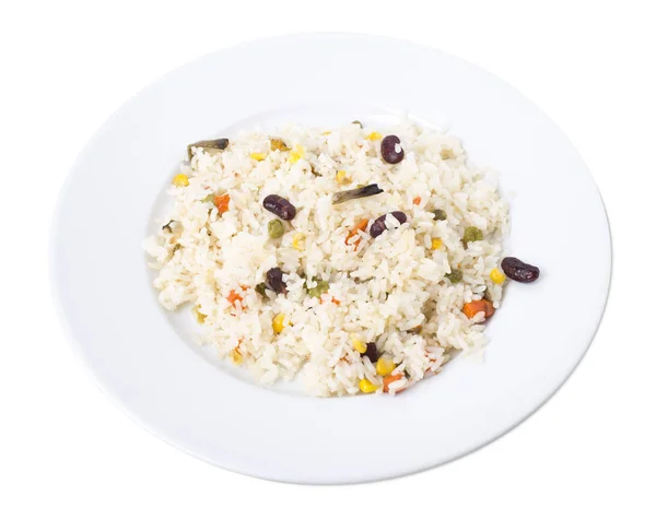 Beans and rice. — Stock Photo, Image