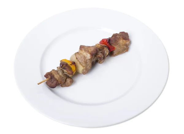 Delicioso prato de carne shish . — Fotografia de Stock