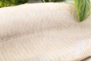 buğulanmış alabalık filetosu.