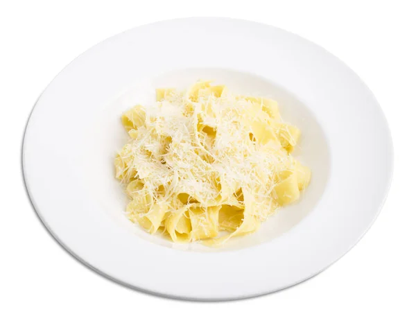 Fettuccini mit Parmesan. — Stockfoto