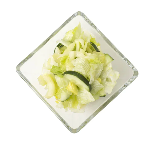 Здоровий зелений вегетаріанський салат . — стокове фото