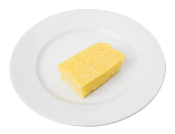 Läcker italiensk polenta. — Stockfoto