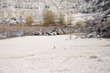 Kalker ocağı güzel görünümü.