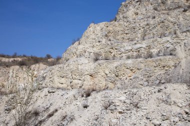 Kalker ocağı güzel görünümü.