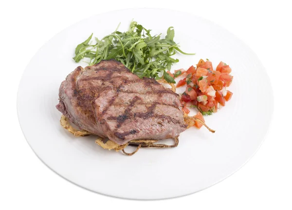 Bife marmoreado delicioso . — Fotografia de Stock