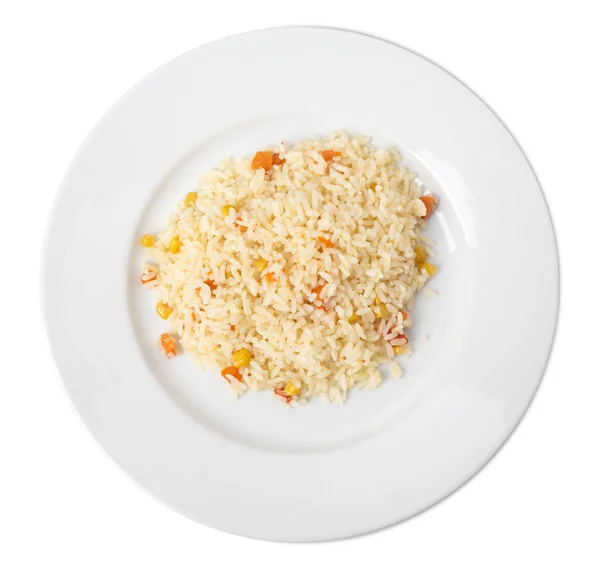 Delicious rice with vegetables. — Stock Photo, Image