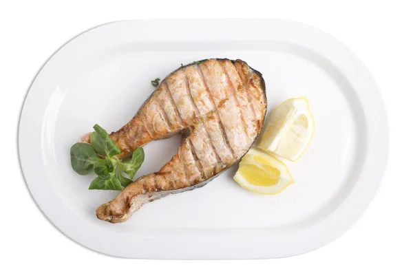 Délicieux steak de saumon . — Photo