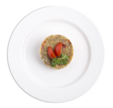 Lezzetli patlıcan havyar.