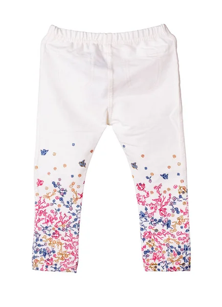 White children's panties with birds and flowers. — Stock Fotó