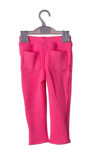 Childrens red pants. — Stock Photo, Image