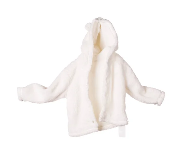 White fur anorak. — Stock Photo, Image