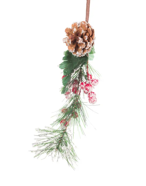 Christmas artificial pine branch. — Stock Photo, Image