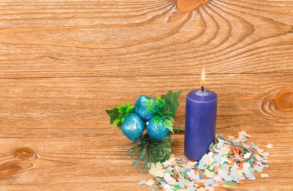 Composición de las decoraciones navideñas . —  Fotos de Stock