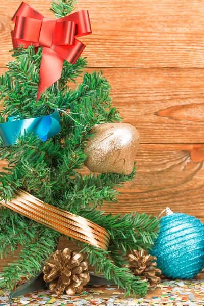 Composición de las decoraciones navideñas . — Foto de Stock