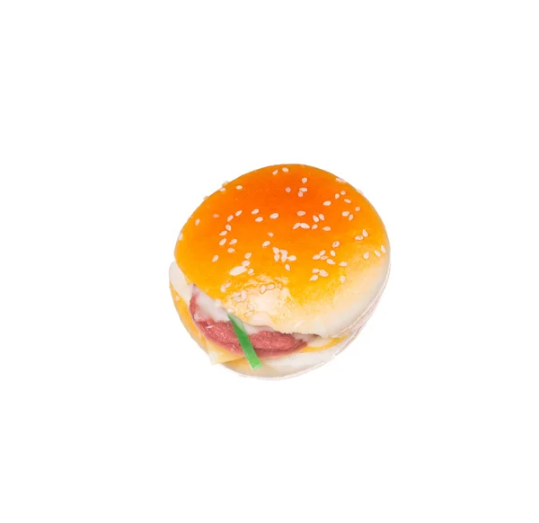 Artificial nice hamburger — Stock Photo, Image