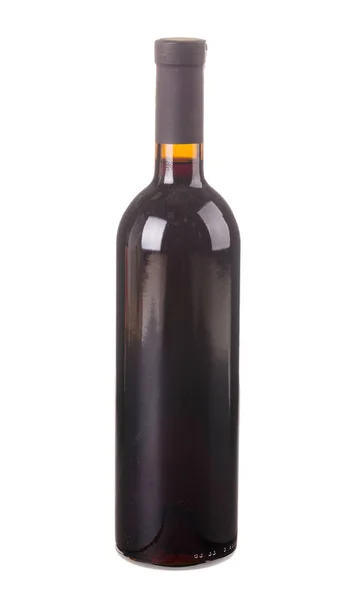 Botella de vino cubierta de polvo . — Foto de Stock