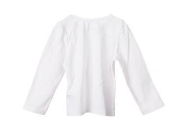 Beyaz çocuk pamuk bluz.