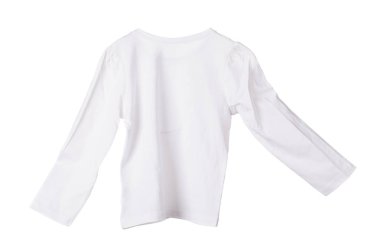 Beyaz çocuk pamuk bluz.