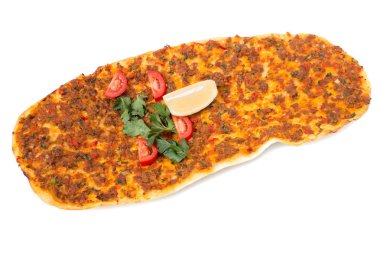 Gürcü açık pasta kıyma ile.