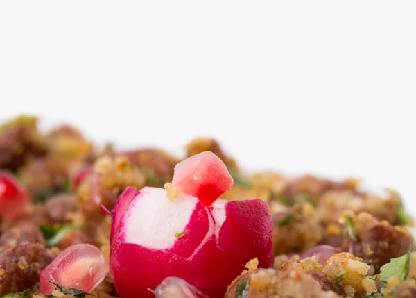 Delicious georgian appetizer from red beans. — Stock Photo, Image