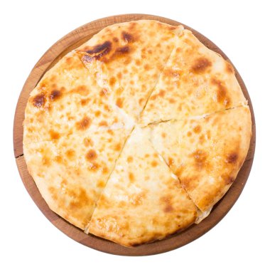 Lezzetli pasta kuzu eti ile doldurulmuş.